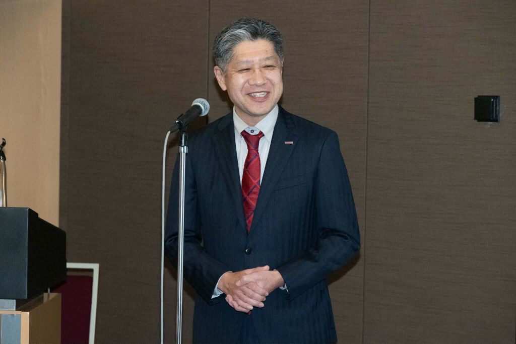 株式会社ドコモCS北陸 常務取締役 尾上健二様より、ご祝辞を賜りました。